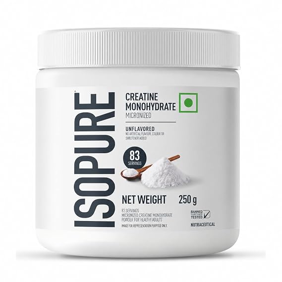 Isopure Micronized Creatine Monohydrate, 250g, 83 Servings