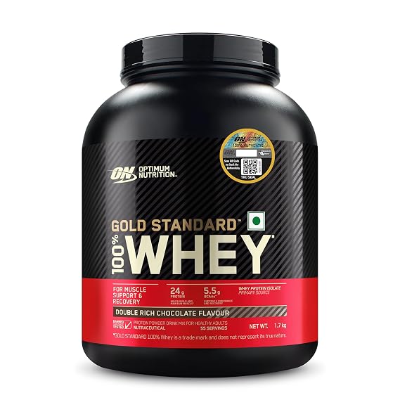 Optimum Nutrition Gold Standard 100% Whey, 1.7kg (Double Rich Chocolate)