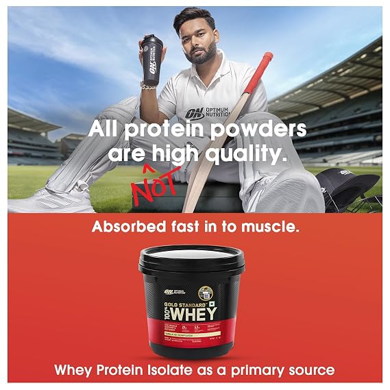 Optimum Nutrition Gold Standard 100% Whey, 4kg (Vanilla Ice Cream)