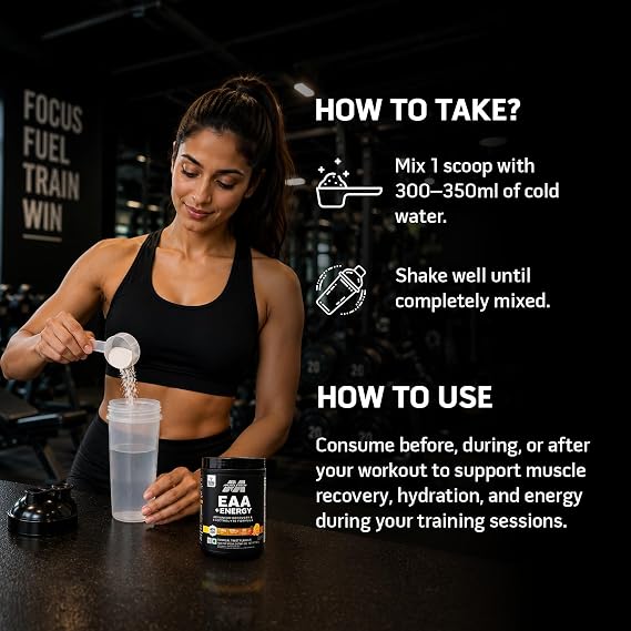 MuscleTech EAA + Energy, 30 Servings (Tropical Twist)