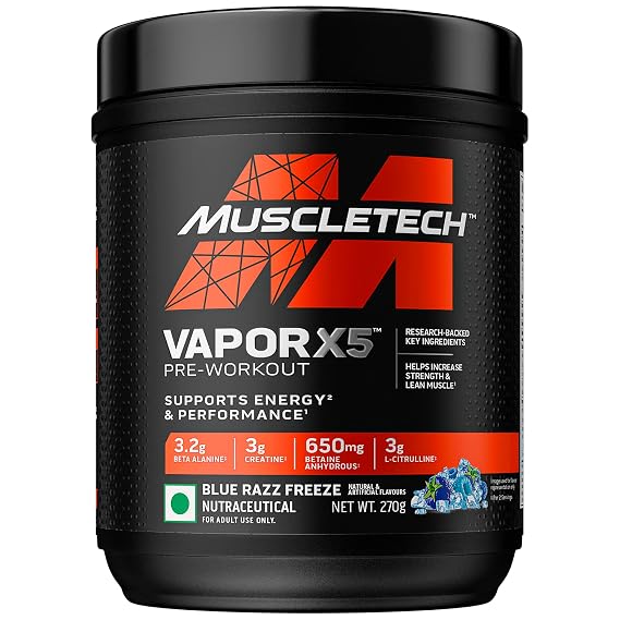 MuscleTech Vapor X5 Pre-Workout (Blue Razz)