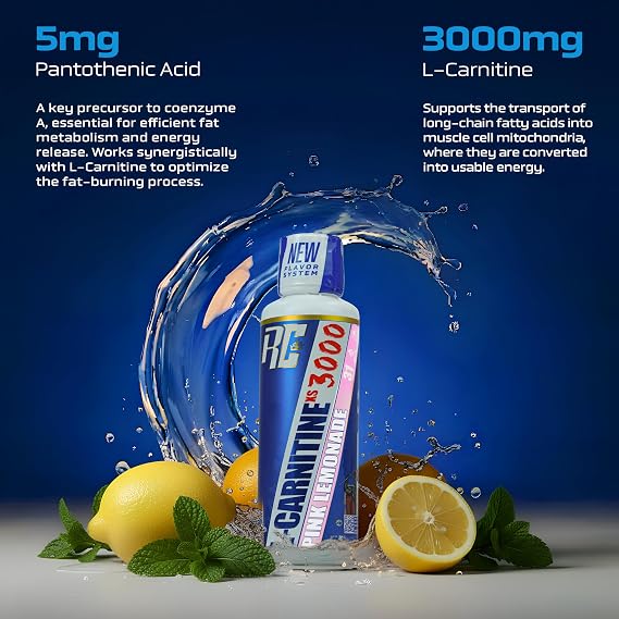 Ronnie Coleman Signature Series L-Carnitine XS 3000mg, 465ml (Pink Lemonade)