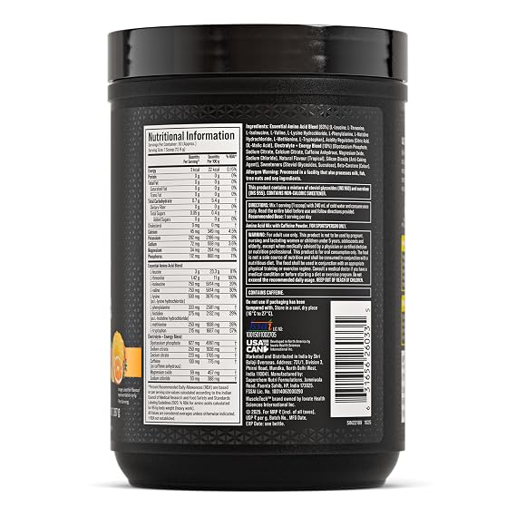 MuscleTech EAA + Energy, 30 Servings (Tropical Twist)