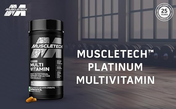 MuscleTech Platinum Multivitamin, 60 Tablets