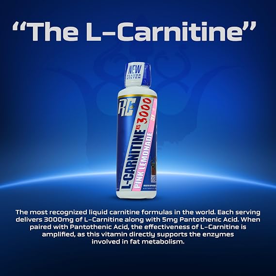 Ronnie Coleman Signature Series L-Carnitine XS 3000mg, 465ml (Pink Lemonade)