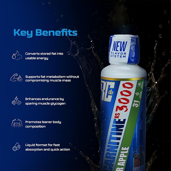 Ronnie Coleman Signature Series L-Carnitine XS 3000mg, 465ml (Sour Apple)