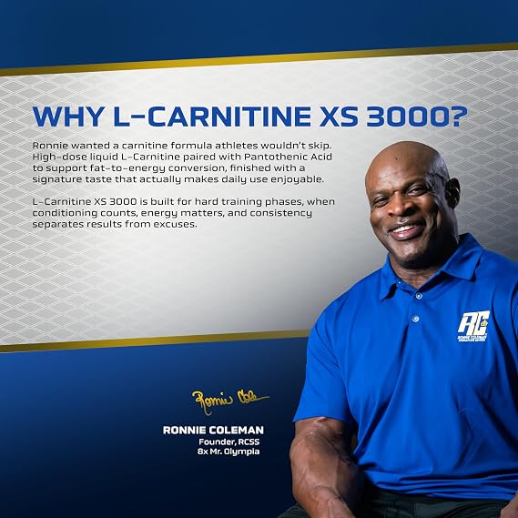 Ronnie Coleman Signature Series L-Carnitine XS 3000mg, 465ml (Sour Apple)