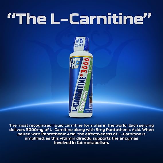 Ronnie Coleman Signature Series L-Carnitine XS 3000mg, 465ml (Sour Apple)