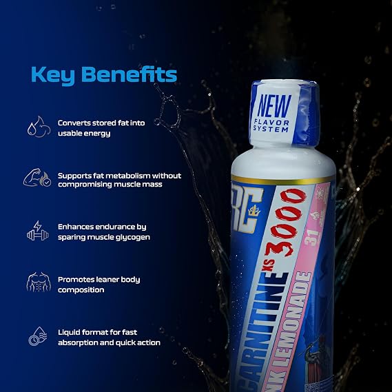 Ronnie Coleman Signature Series L-Carnitine XS 3000mg, 465ml (Pink Lemonade)