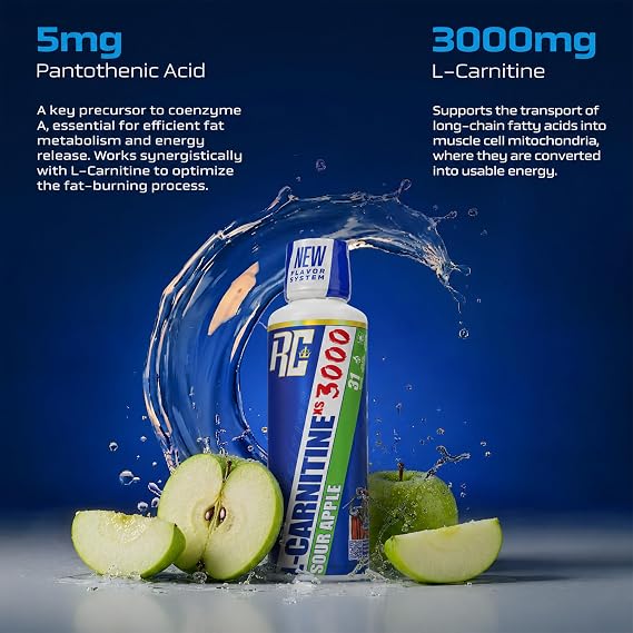 Ronnie Coleman Signature Series L-Carnitine XS 3000mg, 465ml (Sour Apple)
