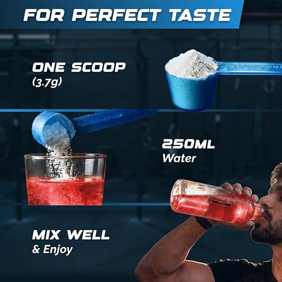 Wellcore Pure Micronised Creatine Powder (33 Servings, Watermelon Wave)