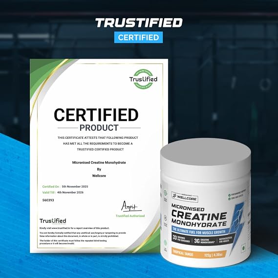 Wellcore Pure Micronised Creatine, 83 Servings (Tropical Tango)