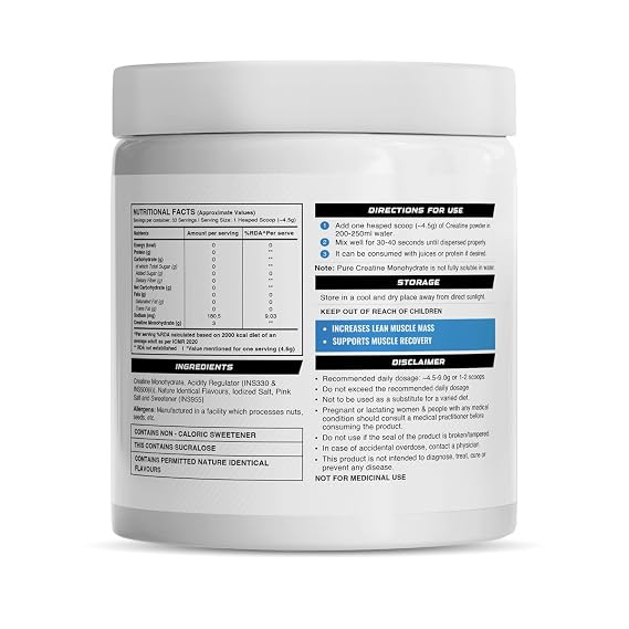 Wellcore Pure Micronised Creatine, 33 Servings (Lemon Lime)