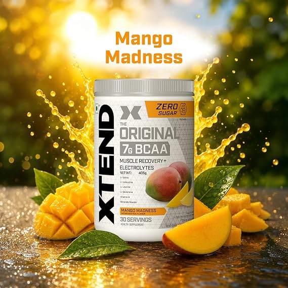 XTEND Original BCAA, 30 Servings (Mango Madness)